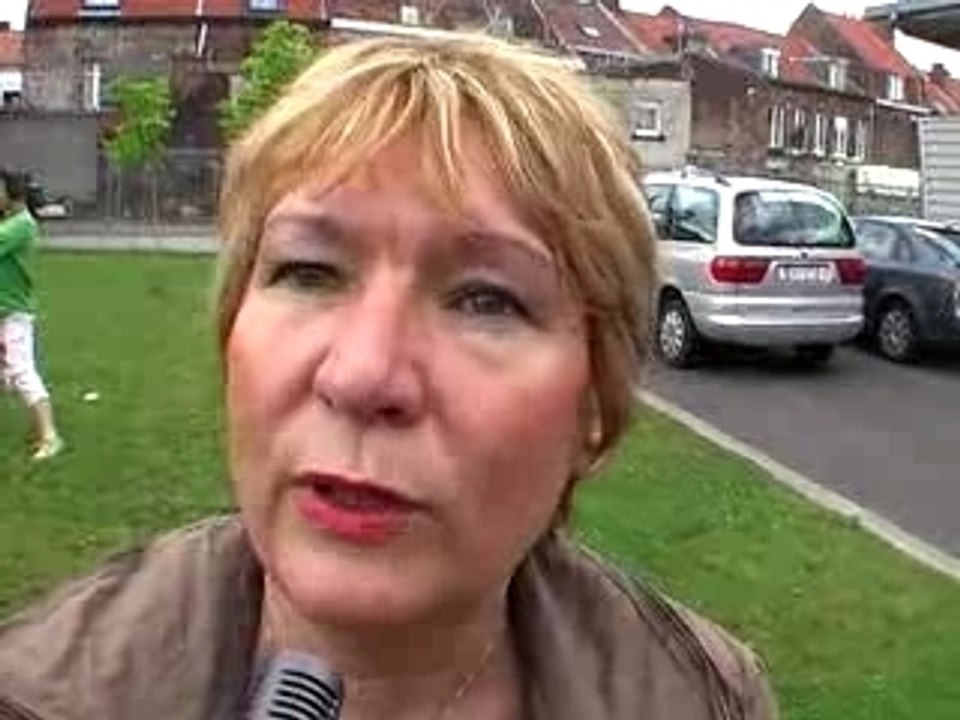 la Ministre Christiane Vienne à Roubaix