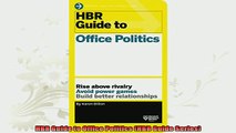 new book  HBR Guide to Office Politics HBR Guide Series