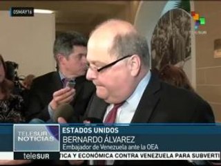 OEA: embajador de Vzla. denuncia actuación irresponsable de Almagro