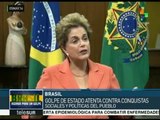 Dilma Rousseff: la lucha apenas está empezando