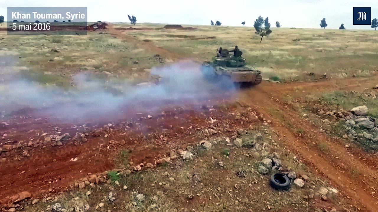 Syrie : la violence des combats filmés par un drone