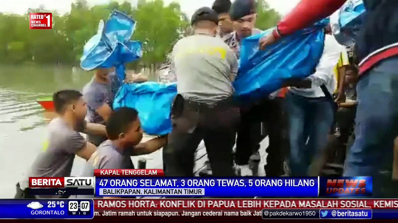 Kapal Rombongan Penganten Tenggelam Dihantam Ombak