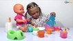 ✔Nenuco. Little Girl Yaroslava prepares porridge for her Baby Doll / Video for girls / Toy for kids