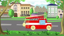 Car Cartoons Compilation. Ambulance and Monster Truck. Emergency Vehicles for kids. Episode 65