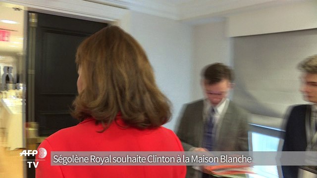 Ségolène Royal : Hillary Clinton « sera une très grande présidente des États-Unis »