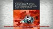 READ book  Ongoing Crisis Communication Planning Managing and Responding Free Online