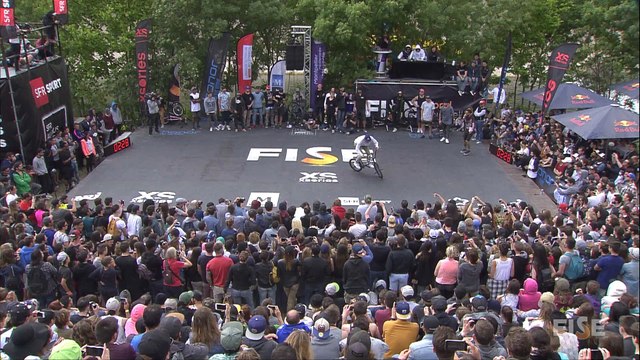 Matthias Dandois - 1st qualification BMX FLAT - FISE World Montpellier 2016