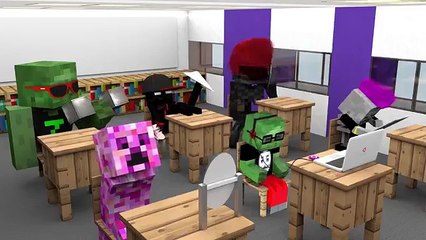 Monster School- How To Train Your Dragon - Minecraft Animation