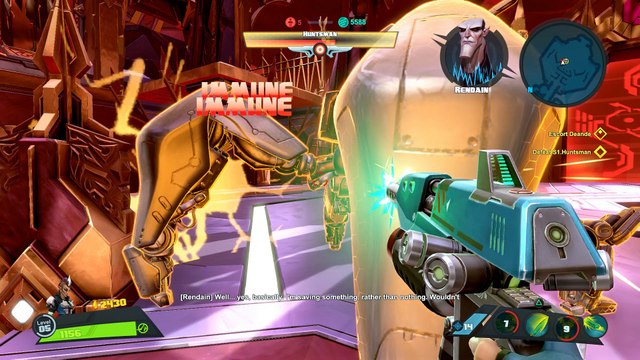 Battleborn - Prologue: Defeat S1 Huntsman (Introduction) Bossfight, Mellka & Deande Escape Cutscene