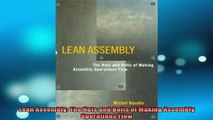 READ book  Lean Assembly The Nuts and Bolts of Making Assembly Operations Flow Free Online