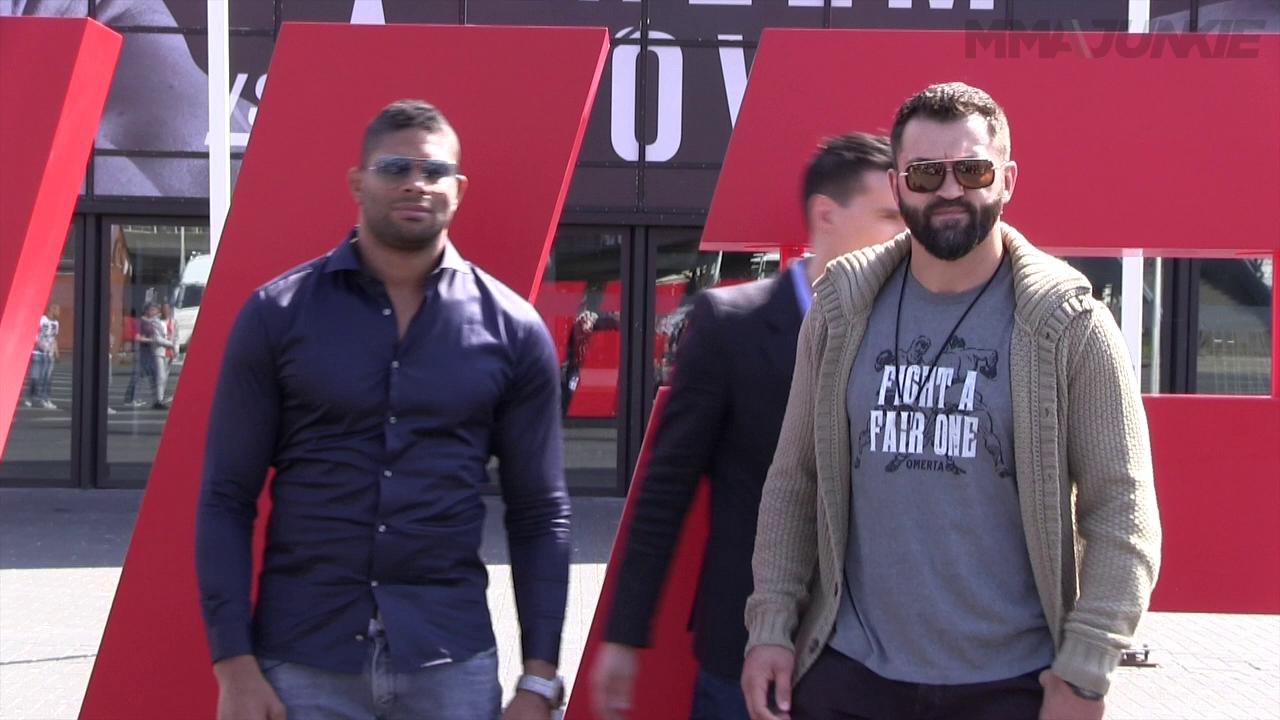 Alistair Overeem, Andrei Arlovski face off ahead of UFC Fight Night 87