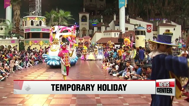 Various events are being held around Korea for temporary Holiday