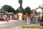 Once again Indian Soldier Falls during Parade at Wagha Border On 14 August