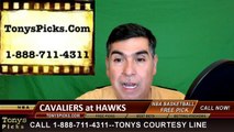 Atlanta Hawks vs. Cleveland Cavaliers Free Pick Prediction Game 3 NBA Pro Basketball Odds Preview