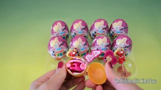 Barbie Kinder Surprise Eggs Unboxing with Surprise Barbie Dolls and Toys