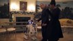 Obama y su esposa bailaron con los personajes de Star Wars