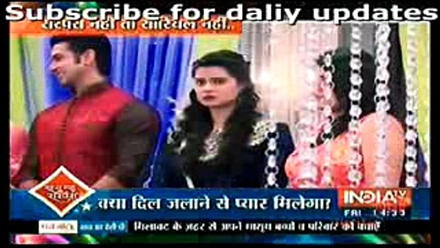 Kasam Tere Pyaar Ki 6th may 2016 Rishi ka Tanu ke saamne Neha se Romance
