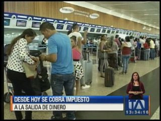 Desde hoy se cobra el impuesto a la salida de dinero