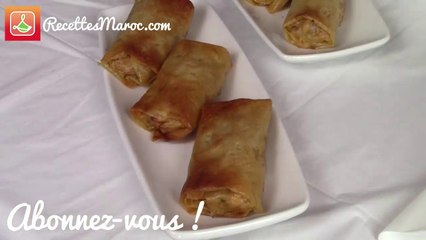 Rouleaux de Pastilla aux Fruits de Mer - Seafood Pastilla Rolls -
