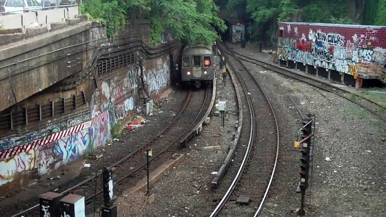 BMT West End Line: R68 D Trains in Sunset Park, Brooklyn: Part 2