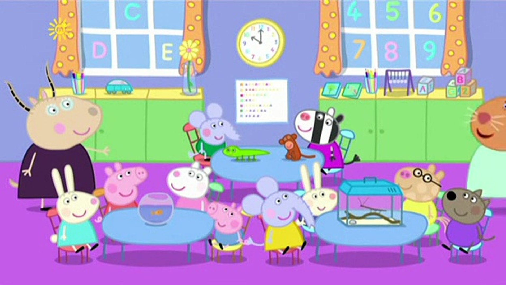 Peppa Pig. The Pet Competition. Mummy Pig and Daddy Pig and George Pig