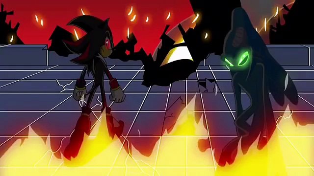 sonic x sonic vs shadow faster than you song (stronger than you parody)