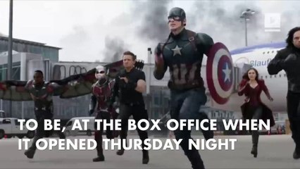 Cha-Ching! Captain America: Civil War collects $291.2 million opening night
