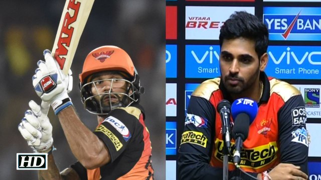 IPL9 SRH vs GL Bhuvneshwar Praises Shikhar For Win