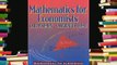 read here  Mathematics for Economists