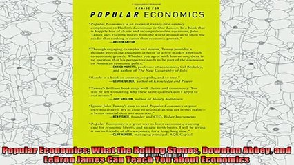 read here  Popular Economics What the Rolling Stones Downton Abbey and LeBron James Can Teach You