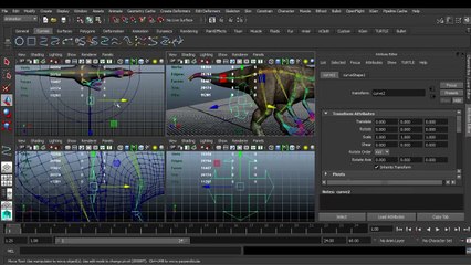 T Rex Rigging Maya 2015 Tutorial