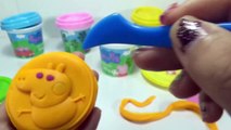 Peppa Pig Play Doh Stop Motion! Peppa Pig Cake Party with Pig George Play Dough Peppa Pig Episodes