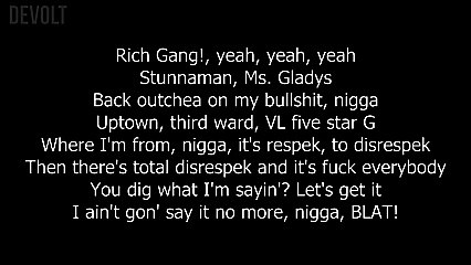 Birdman - Respek // (Lyrics on screen)