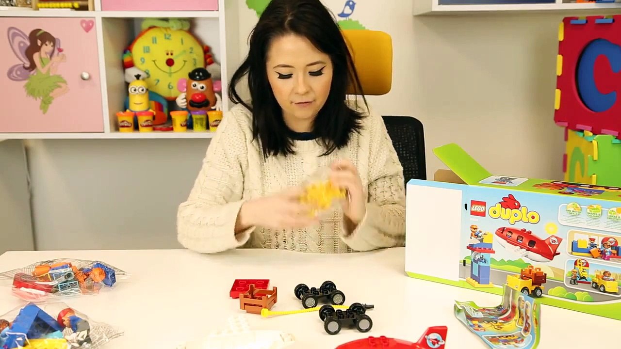 Toys and Play Doh - LEGO Duplo Airport Set With Airplane
