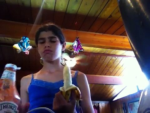 Truth or dare part 6 eat a banana with ketchup