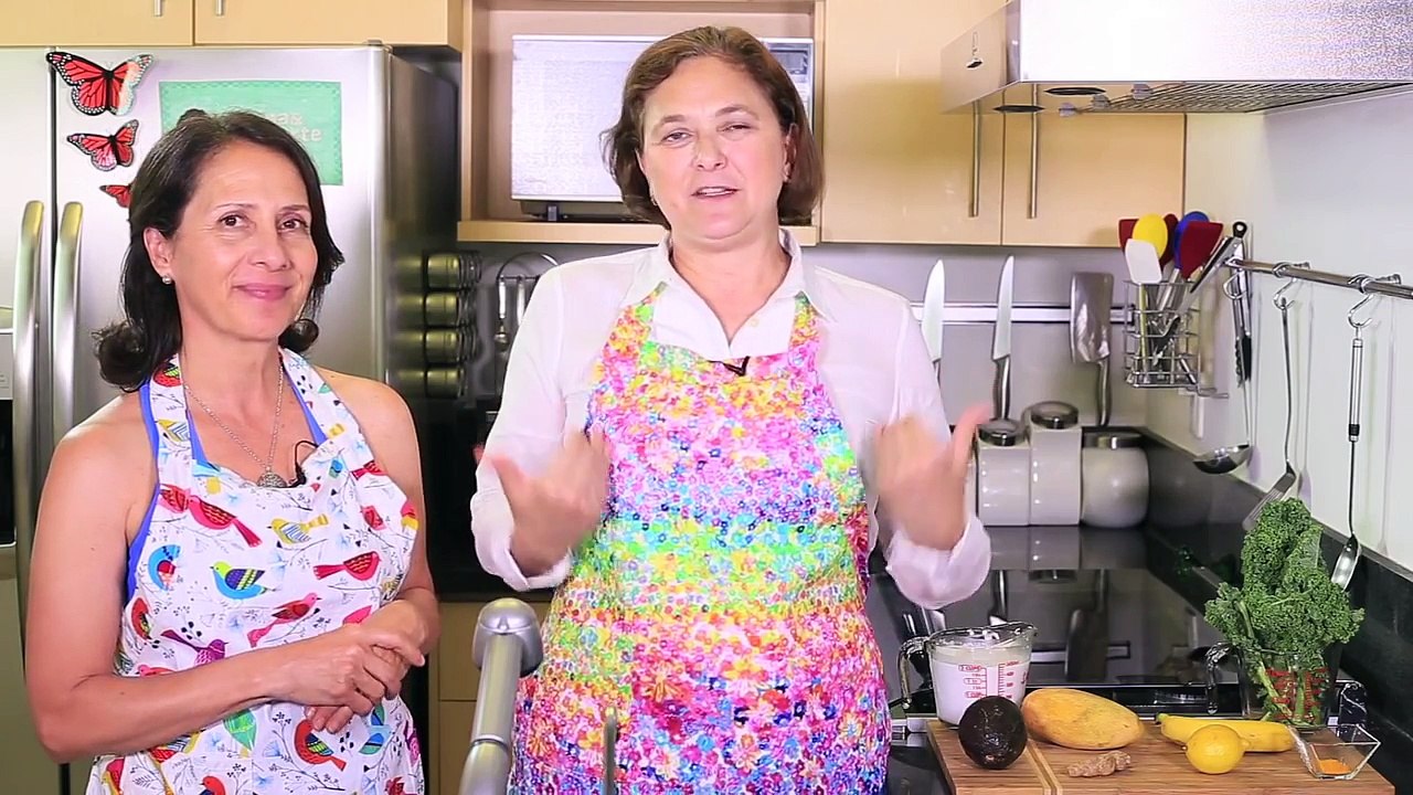 Receta Detox - Batido verde desintoxicante de cúrcuma (720p)