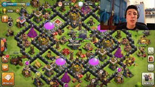 ATTACCO DI DRAGHI E MONGOLFIERE Clash of Clans