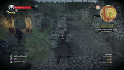 WITCHER 3 DEATH MARCH! WALKTHROUGH 236 - THE BATTLE OF KAER MORHEN