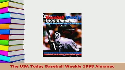 PDF  The USA Today Baseball Weekly 1998 Almanac Read Full Ebook