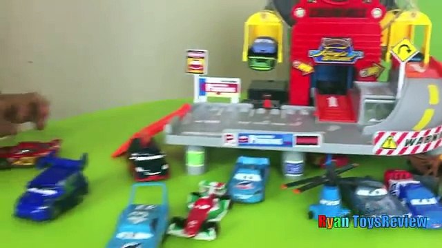 Disney Pixar Cars Toys Ferris Wheels Tomy Big Parking Lightning McQueen Kinder Egg Surprise Toys