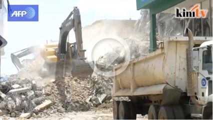 Gempa: Kerja bersih runtuhan giat dilaksanakan