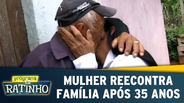 Mulher reencontra família depois de 35 anos