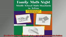 READ book  Family Math Night Middle School Math Standards in Action Full Free