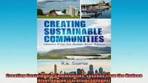 FREE DOWNLOAD  Creating Sustainable Communities Lessons from the Hudson River Region Excelsior READ ONLINE
