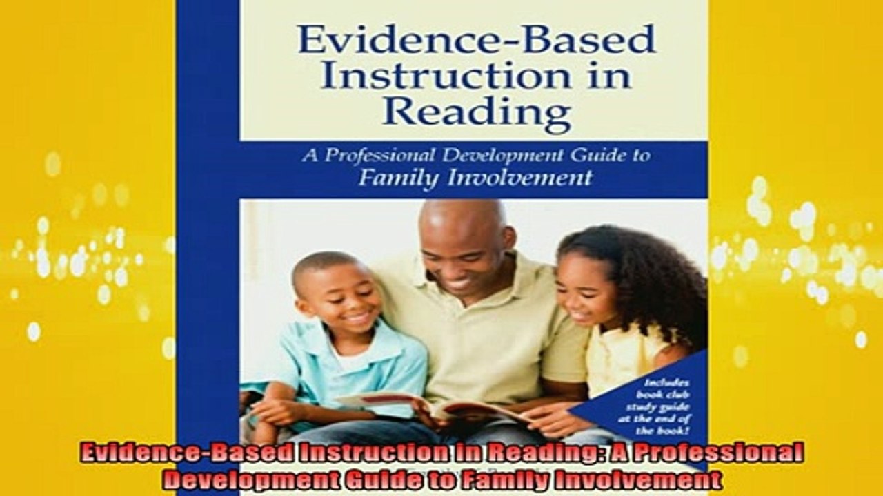 DOWNLOAD FREE Ebooks  EvidenceBased Instruction in Reading A Professional Development Guide to Family Full EBook