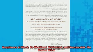 DOWNLOAD FREE Ebooks  Happiness at Work Be Resilient Motivated and Successful  No Matter What Full Ebook Online Free