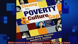 Free Full PDF Downlaod  Closing the Poverty and Culture Gap Strategies to Reach Every Student Full EBook