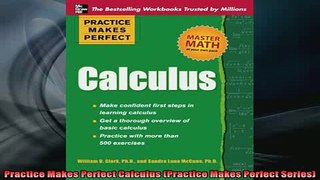 READ FREE FULL EBOOK DOWNLOAD  Practice Makes Perfect Calculus Practice Makes Perfect Series Full EBook