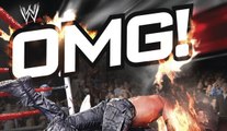 WWE - WWE 100 OMG Moments , WWE Superstars heartstopping moments ever! - WWE Wrestling