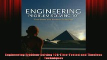 READ book  Engineering ProblemSolving 101 TimeTested and Timeless Techniques Full Free